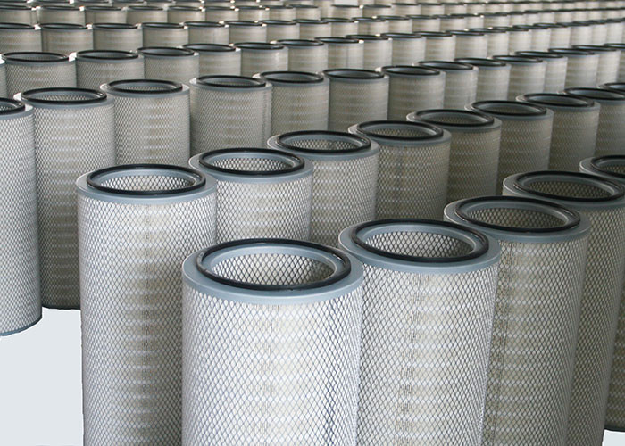 Filter Kartrid Industri Membran Bahan Polyester PTFE Tahan Api